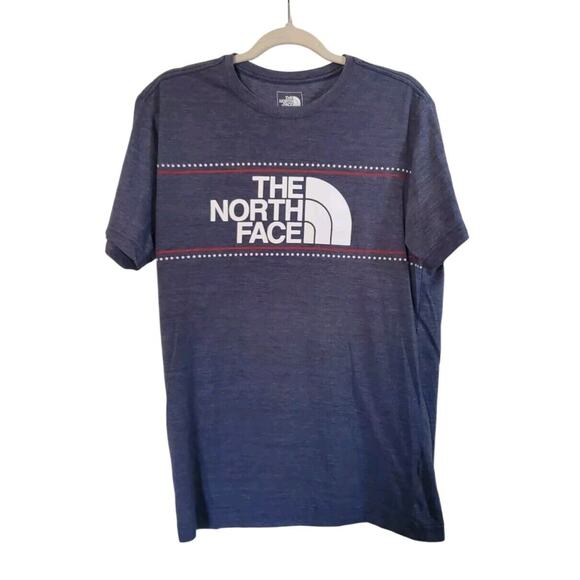 The North Face Half Dome Dark Gray Slim Fit T-shirt, Men's Size Large - Picture 1 of 9